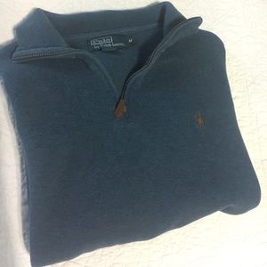 Navy 3/4 Zip sweatshirt